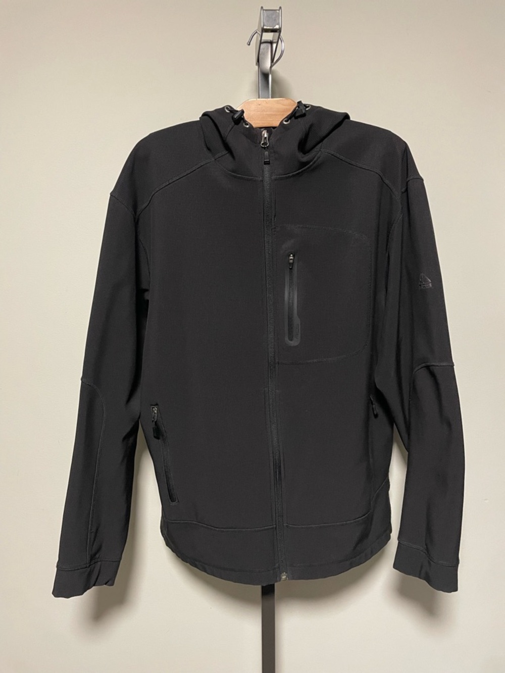 Y2K Vintage Nike ACG Technical Hooded Jacket Black Mens Size XL